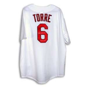  Joe Torre St. Louis Cardinals Autographed White Majestic 