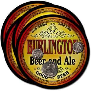 Burlington, NY Beer & Ale Coasters   4pk: Everything Else