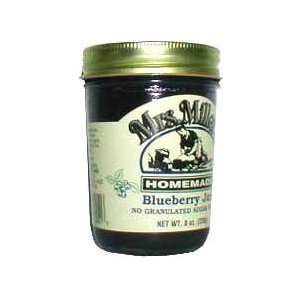 Blueberry Jam No Added Sugar: 3 jars Mrs Miller Homemade:  