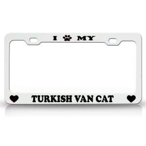  I PAW MY TURKISH VAN Cat Pet Animal High Quality STEEL 