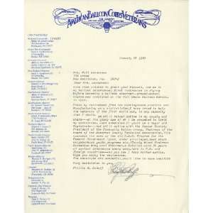  Philip M. Schaff Autographed Letter 