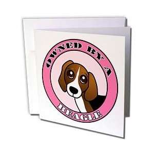  Janna Salak Designs Dogs   Owned By a Beagle   Pink 