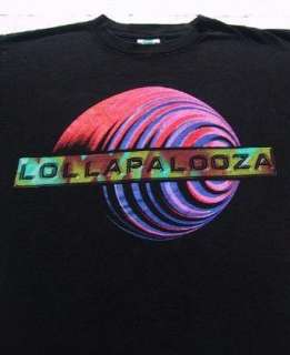 LOLLAPALOOZA festival LARGE concert T SHIRT perry ferrell  
