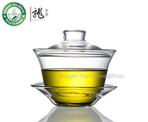 Hengfu Gongfu Tea Clear Glass Gaiwan 200ml HTL1201  