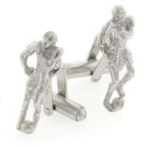 JJ Weston Soccer Player Cufflinks with Presentation Box. Made in the 