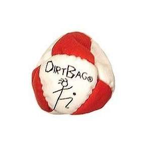 Dirt Bag Hacky Sack   Red & White [Misc.] Sports 