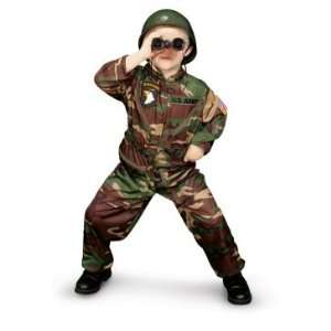  Army Fatigues Child Costume Jumpsuit Size 8 Toys & Games