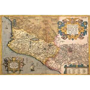  Map of South Western America and Mexico   Poster by 