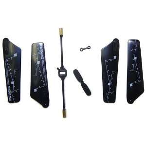  417 Mini Airwolf 3 Channel RC Helicopter   Blade Set 