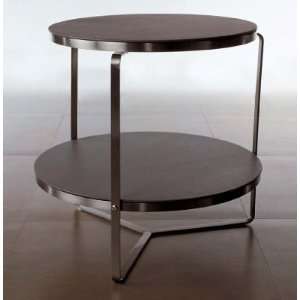   Black Glass End Table 2 Tiered BNT  Metro Collection: Home & Kitchen