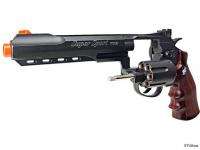 WG 6 CO2 400 FPS Airsoft Revolver Pistol Gun BLACK  