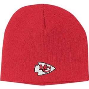  Kansas City Chiefs NFL Basic Logo Uncuffed Knit Cap 