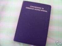 1936 Concordance to Christian Science Hymnal   rare  