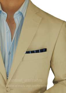 BRIONI $1598 LINEN MADE IN ITALY MENS SUITS TAN 42S  