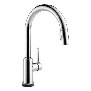 Delta Trinsic Single Handle Pull Down Kitchen Faucet Featuring Touch2O 