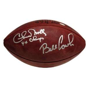  Bill Cowher/Chuck Noll Autographed Wilson Football: Sports 
