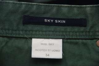 New INCOTEX Cinquetasche Slate Grey Cotton Mens Jeans Pants 34 35 