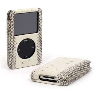   Case mate Luxe Case for 5G iPod 30GB, White Snake Glamour Electronics