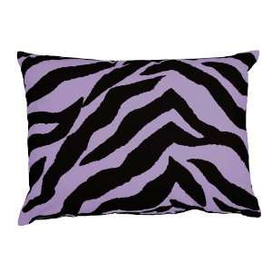  Purple Zebra Bedding by Kimlor Purple Zebra Oblong Pillow 