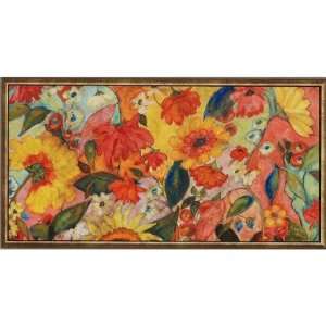  Color in the Garden by Weigel Florals Art   20 x 38 