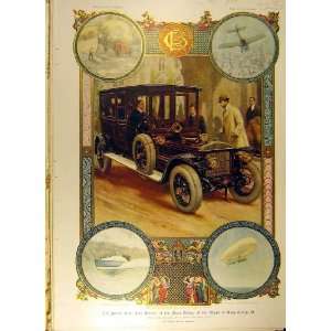  1911 Daimler Petrol Motor Car Geoge V Dirigible Boat: Home 