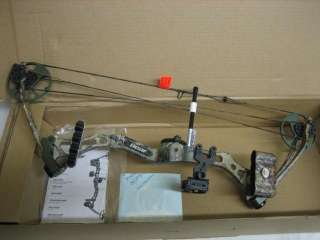 INCLUDES BOW, WHISKER BISCUIT, 3 PIN FIBER OPTIC SIGHT, PEEP SIGHT, 4 