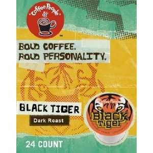 Coffee People BLACK TIGER (1 Box of 24 K Cups):  Grocery 