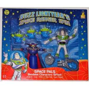   Toy Story Buzz Lightyear Space Pals Bendable Figure Set: Toys & Games