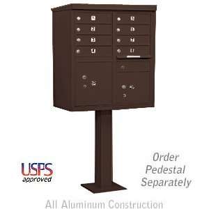  USPS 8 Door Standard Cluster Box Unit with A Size Doors 