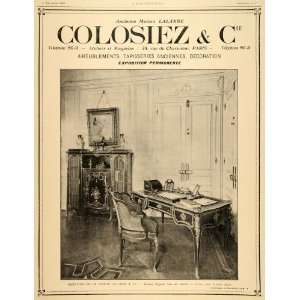   Colosiez Paris Regency Desk   Original Print Ad: Home & Kitchen