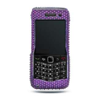 PURPLE Bling DIAMOND Case for BlackBerry PEARL 3G 9100  