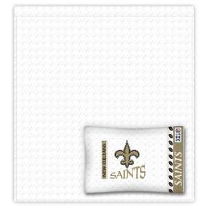   NFL New Orleans Saints Locker Room Twin Sheet Set