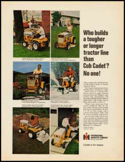 1960s vintage ad for International Harvester Lawn Tractor  152  