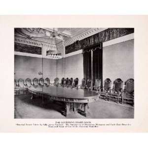  1911 Print Govern Board Room Pan American Union Building 