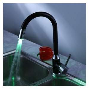 : Painting Finish Kitchen Faucet with Color Changing LED Light: Home 