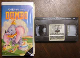 Add Disneys wonderful animated classic, Dumbo, to your VHS video 
