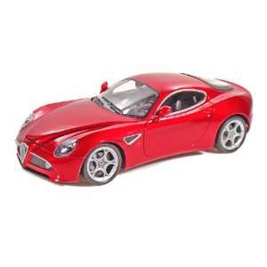  Alfa Romeo 8C Competizione 1/18 Metallic Red Toys & Games
