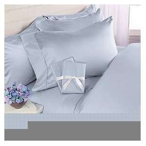  Solid Blue 300 thread count Super Single Waterbed sheet 
