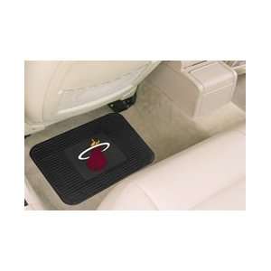  NBA Miami Heat Rear Car Mats Vinyl Set of 2: Sports 