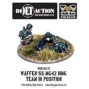  Bolt Action 28mm Waffen SS HMG 42 Team: Toys & Games