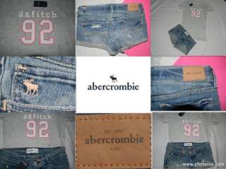 NEW LOT OF GIRLS ABERCROMBIE SIZE 12 SHORTS AND T SHIRTS