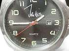 mens large APPX 2 face john weitz no 74052 watch with date WORKING