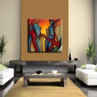 MODERN HUGE ABSTRACT PAINTING ORIGINAL FACES CONTEMPORARY Goth ART by 