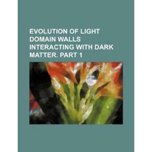  Evolution of light domain walls interacting with dark 