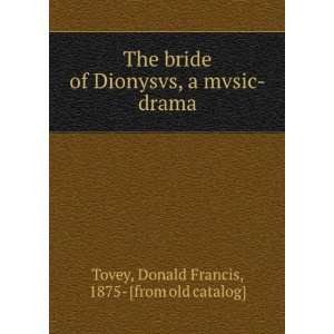   mvsic drama Donald Francis, 1875  [from old catalog] Tovey Books