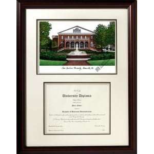  East Carolina University Scholar Framed Lithograph with 