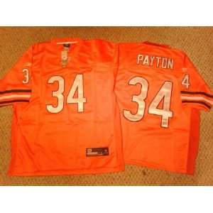  Walter Payton Chicago Bears Reebok Replica Jersey Orange 