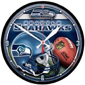  Seattle Seahawks NFL Round Wall Clock: Sports & Outdoors
