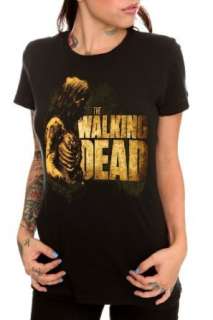  The Walking Dead Zombie Girls T Shirt: Clothing