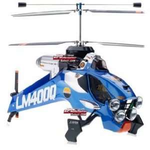  Walkera HM Lama 400Q 4 Channel RC Helicopter (2.4Ghz Blue 
